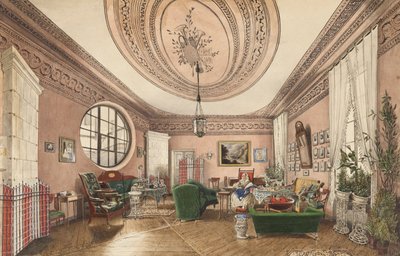 Interior of a Salon by Vladislav Dmochowski